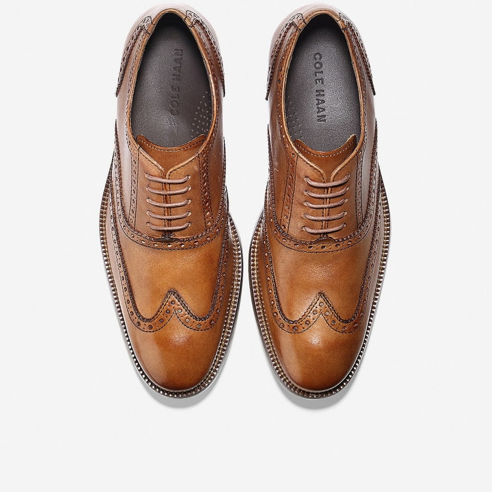 Cole Haan Williams Wingtip II Oxford British Tan